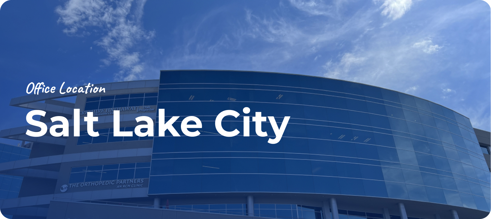 Location of The Orthopedic Partners office at Salt Lake City.