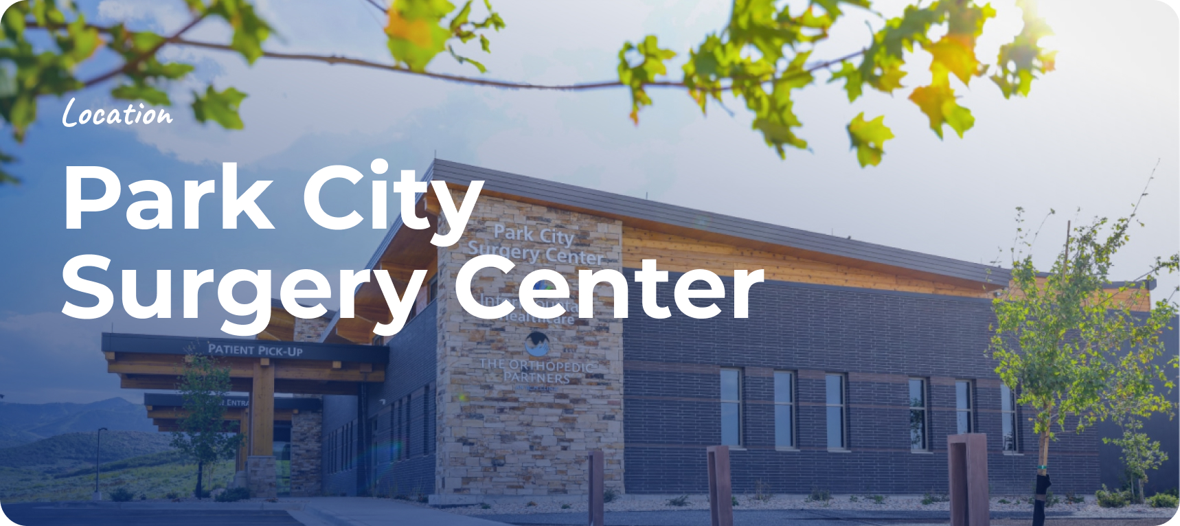 Location of Park City Surgery Center.